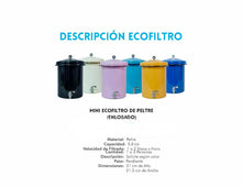 Load image into Gallery viewer, Mini Eco Filtro (Mini Water Eco Filter Peltre)ordene 1 semana antes/order 1 week ahead