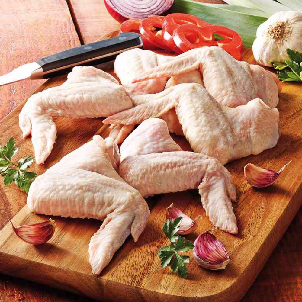 Alitas de Pollo Pastoreo Alimentado 100% Organico (Free Range Chicken Wings 100% Organic Feed) Kg