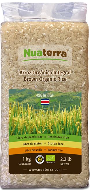 Arroz Organico Nuaterra Integral(Nuaterra Organic Brown Rice)kg